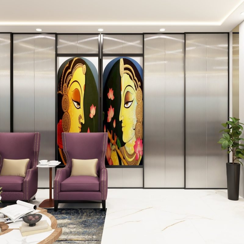 DRAWING ROOM PARTITION WALL